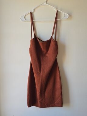 Abercrombie Rust Brown Spaghetti Strap Women's Dress